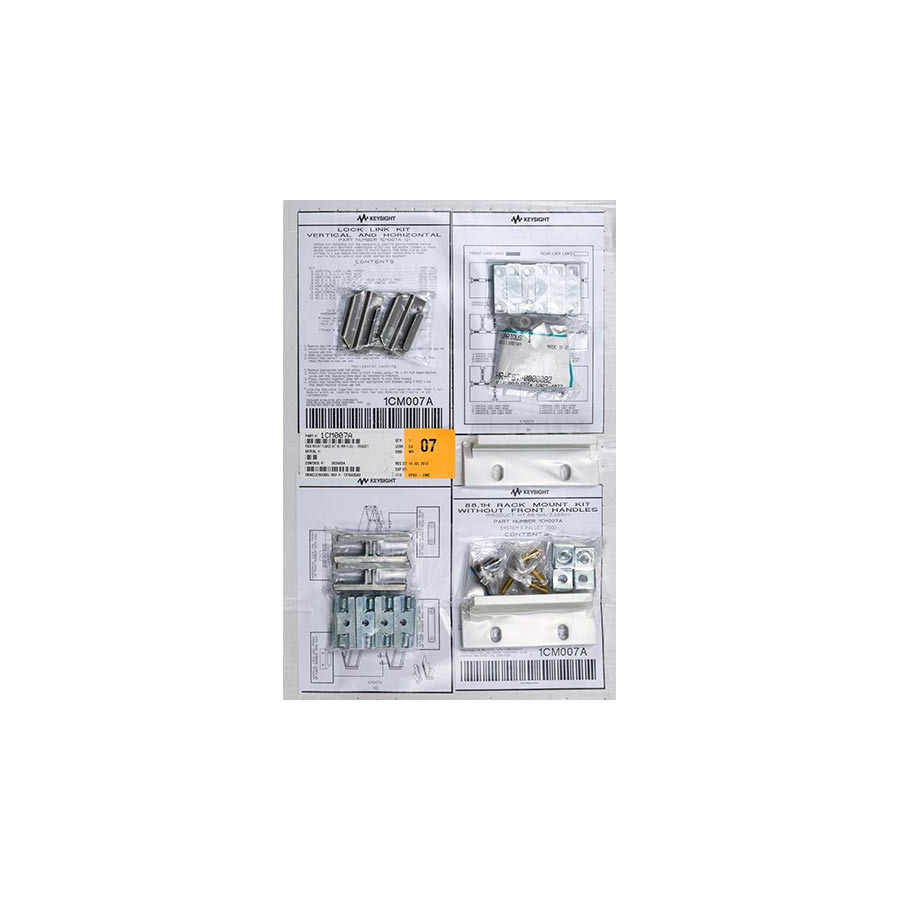 Keysight 1CM007A Rackmount Flange Kit 88.1mm H (2U) - Brackets, Lock Link