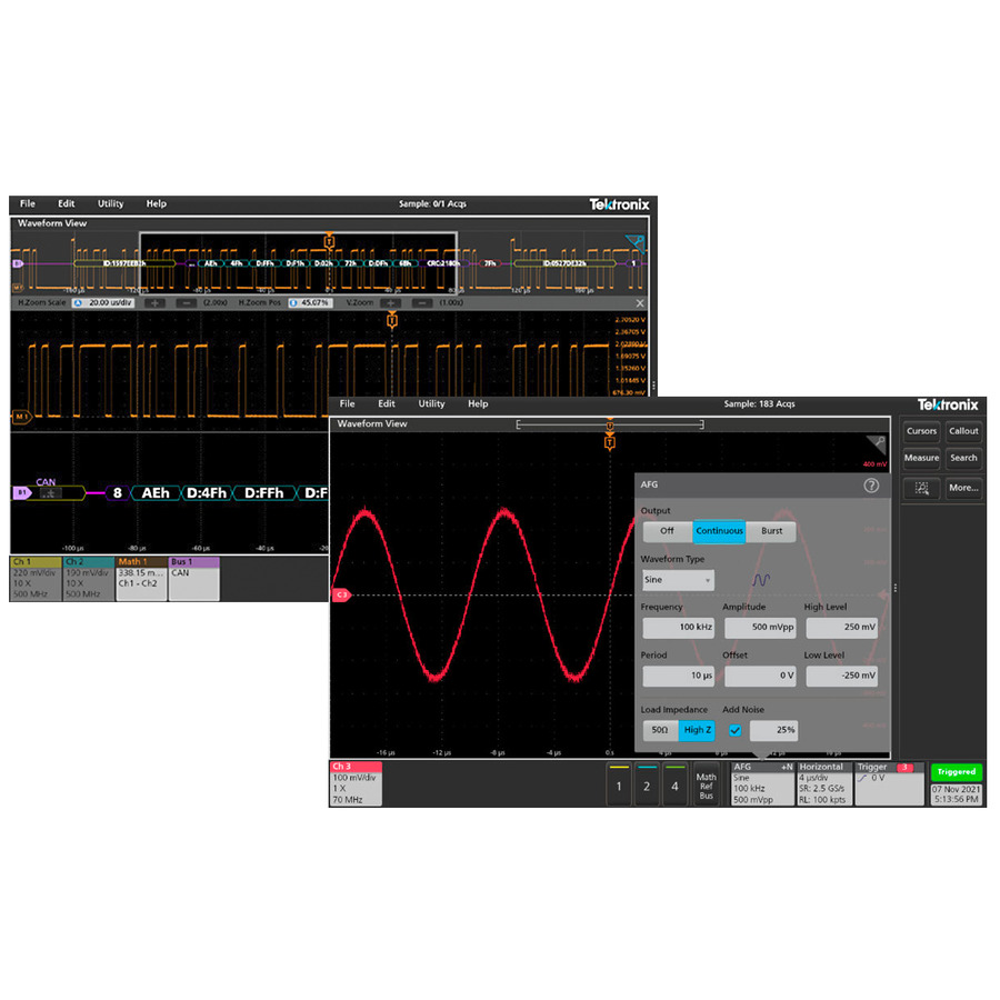 Tektronix 2-ULTIMATE Serial Trigger Analysis Bundle, Includes 2-Source, 2-Serial, NL, 2 Series MSO