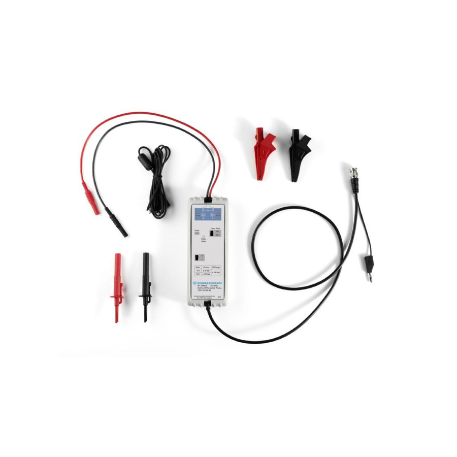 Rohde & Schwarz RT-ZD002 Active Differential Probe, 700 V, 25 MHz, 8 Mohm 2.75 pF, RT-Zxx Series