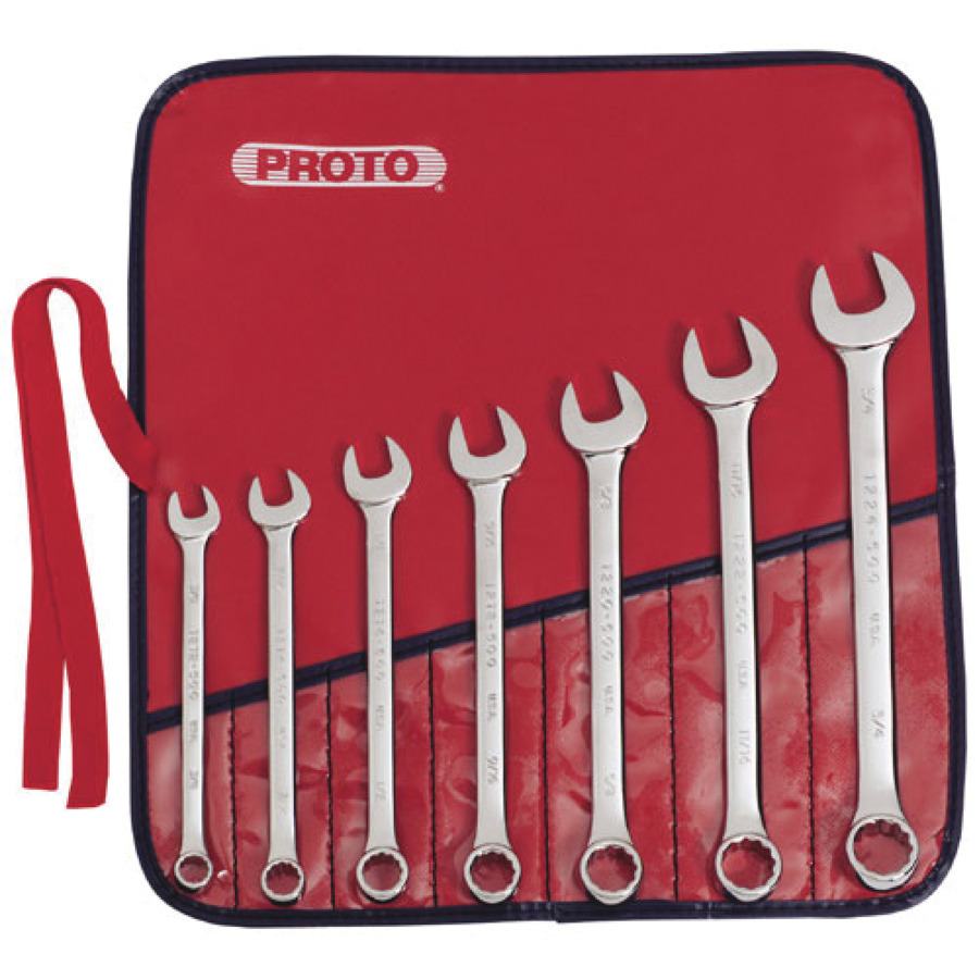 TestEquity: Proto J1200H-T500 1200H-T500 7PC ASD COMB WRENCH SET PROTO