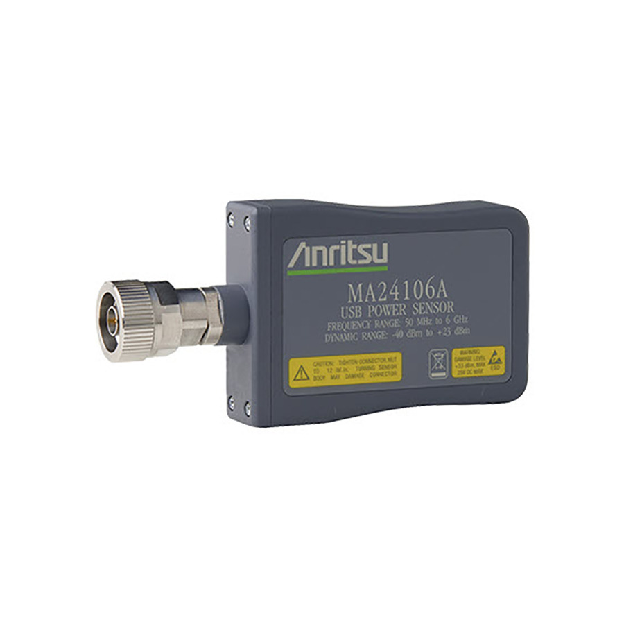 Anritsu MA24106A Average USB Power Sensor, TRMS, 6 GHz, -40 to +23 dBm, N(m), MA241XXA Series