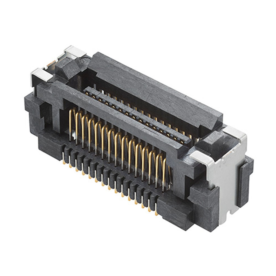 Molex 203956-0201 Board To Board & Mezzanine Connectors Slimstack .4mm, Conn Fsb5 H=5 Plug 20 Circuit,