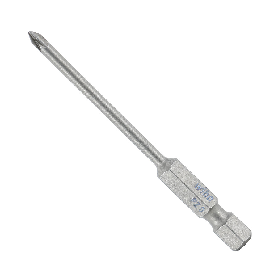 TestEquity: Wiha 74201 Power Bit, PoziDriv Type, No 0 Size, 1/4