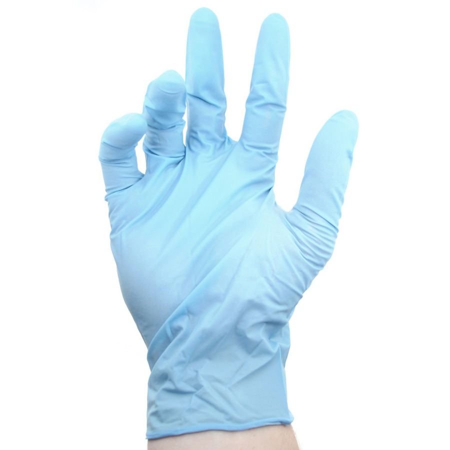 Botron B6862 Nitrile Gloves 5 MIL Medium 100 Per Box