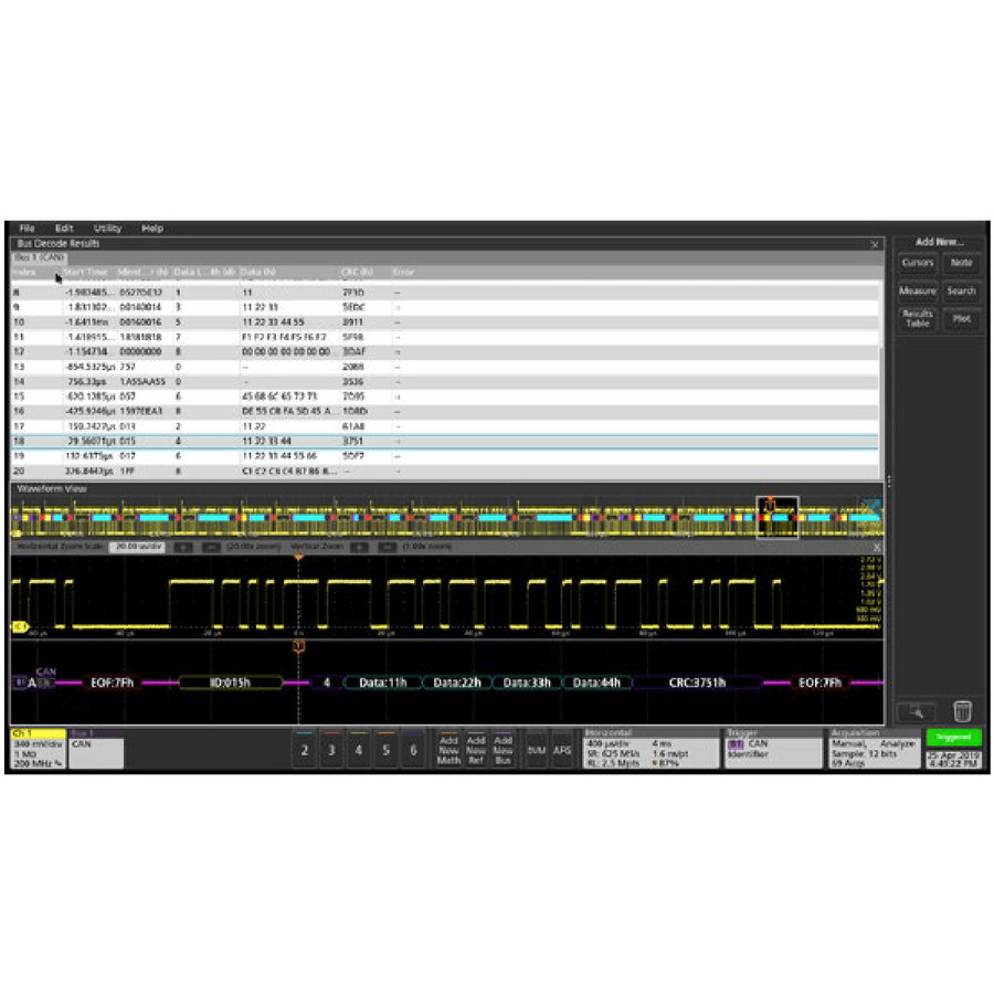 Tektronix 5-PRO-AUTO-PER Pro Automotive Bundle, Perpetual License, Node Locked, 5-WIN, 5 Series MSO