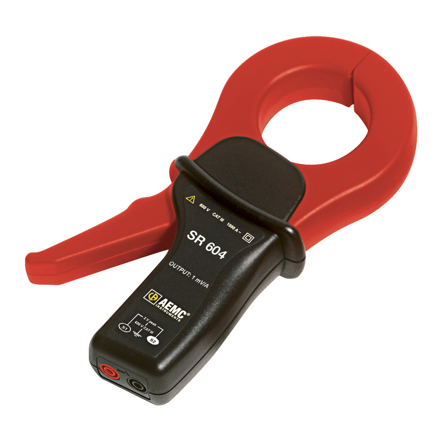 AEMC Instruments SR601 AC Current Probe Model SR601 (1000A, 1mA/A, Jack) JensenTools