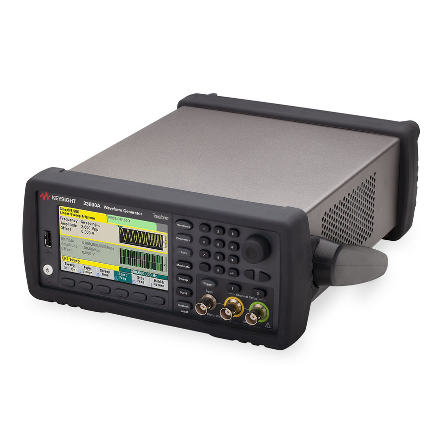 Keysight 33612A Function,Arbitrary Waveform Generator, 80 MHz, Dual Channel, Trueform Series