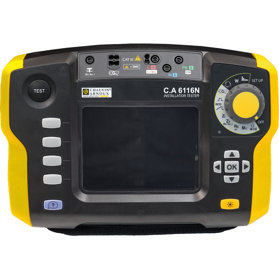 AEMC Instruments C.A 6116N Multi-Function Installation Tester (US) includes DataView Software