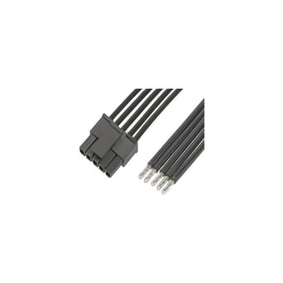 Molex 214751-1051 DC Power Cords Micro-Fit 3.0 Sr R-S 5 Circuit, 150 mm, Sn