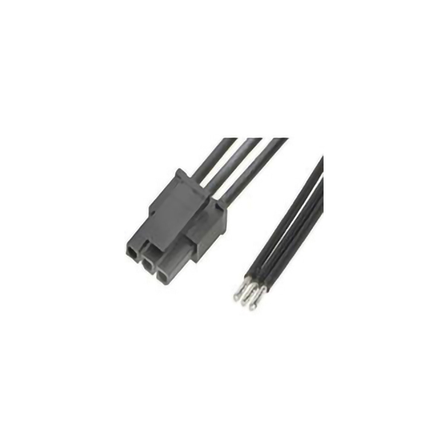 Molex 214751-2032 DC Power Cords Micro-Fit 3.0 Sr R-S 3 Circuit, 300 mm, Au