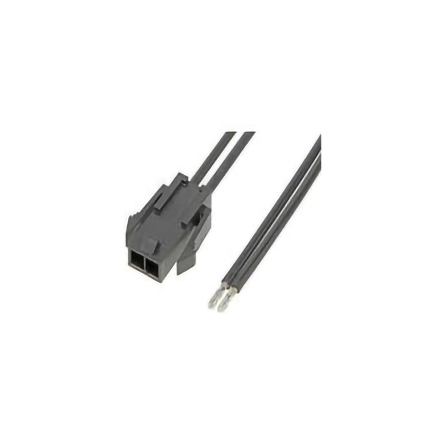 Molex 214753-2023 DC Power Cords Micro-Fit 3.0 Sr P-S 2 Circuit, 600 mm, Au