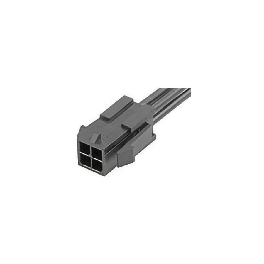 Molex 214757-1042 DC Power Cords Micro-Fit3.0 P-P 4 Circuit 300mm, Sn