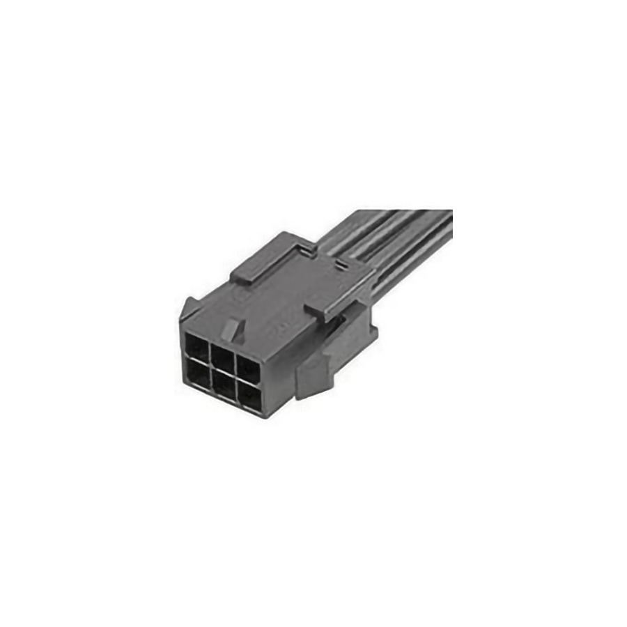 Molex 214757-1063 DC Power Cords Micro-Fit3.0 P-P 6 Circuit 600mm, Sn