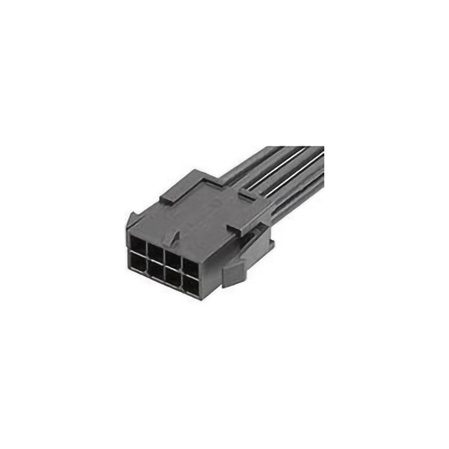 Molex 214757-1082 DC Power Cords Micro-Fit3.0 P-P 8 Circuit 300mm, Sn