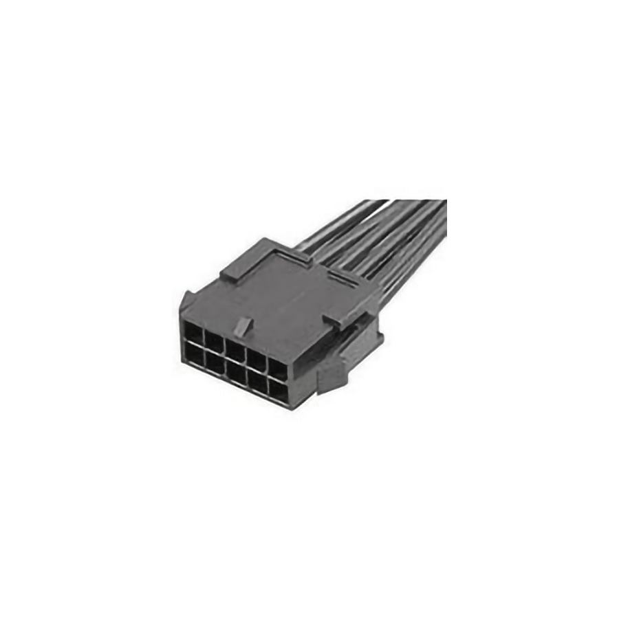 Molex 214757-1103 DC Power Cords Micro-Fit3.0 P-P 10 Circuit 600mm, Sn