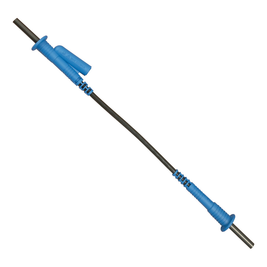 AEMC Instruments 2151.15 Jumper Lead, 1ft, 15kV, Blue, for Megohmmeter 6550/55 Replaced 2151.37