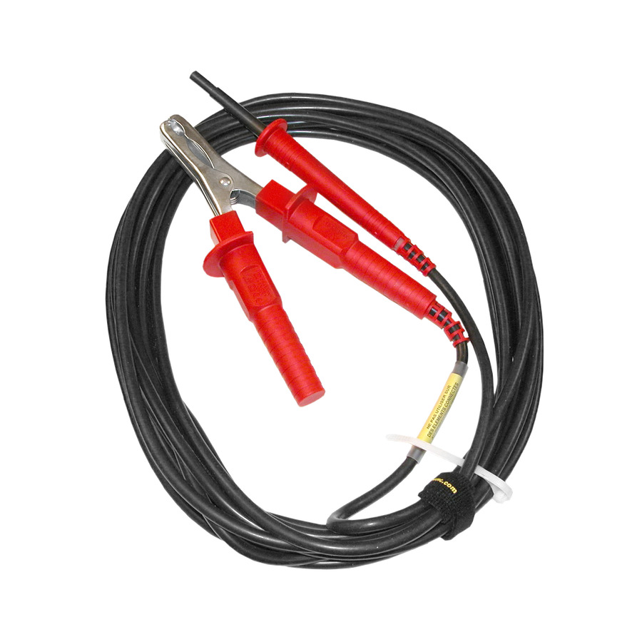 AEMC Instruments 2151.20 Safety Lead, Red, 25ft w/Hippo Clips, Megohmmeter 6550/55 Replaced 2151.38