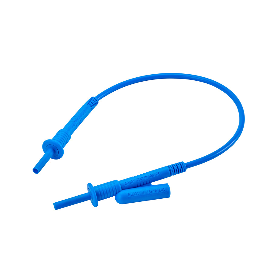 AEMC Instruments 2151.31 Jumper Lead, 1ft, 5kV, Blue, Megohm 5050-7070, 6505 Replacement 2119.78