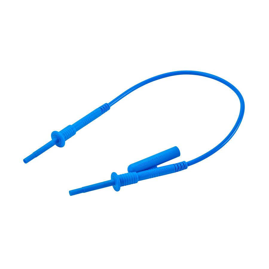 AEMC Instruments 2151.37 Jumper Lead, 1.5ft, 15kV, Blue, for 6550/55 Replacement for 2151.15