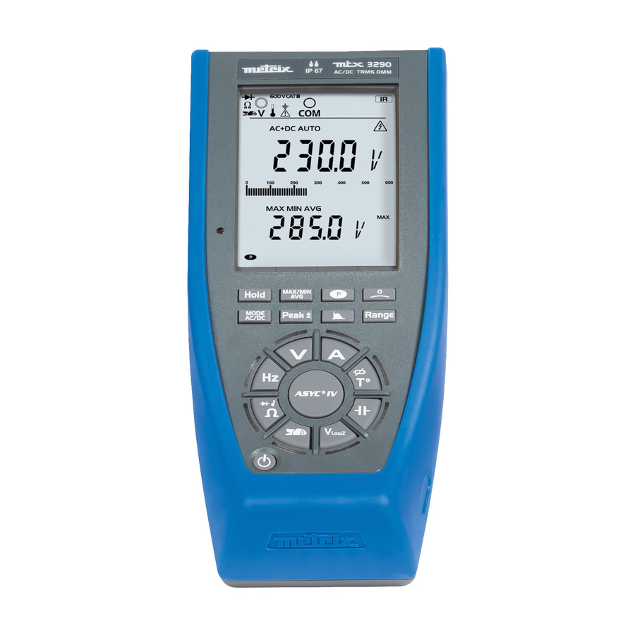 亘 TestEquity: AEMC Instruments MTX 3290 DMM Model MTX 3290 (ASYC IV