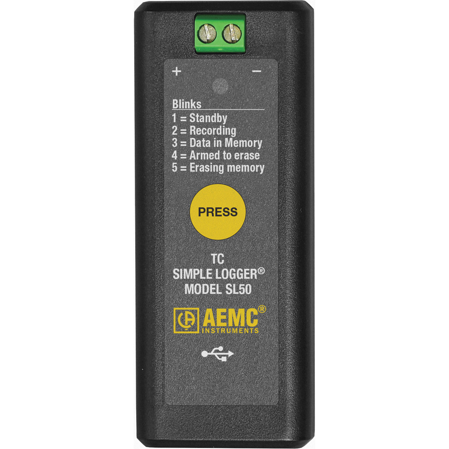 AEMC Instruments SL50 Simple Logger Model SL50 (Temperature, Thermocouple)