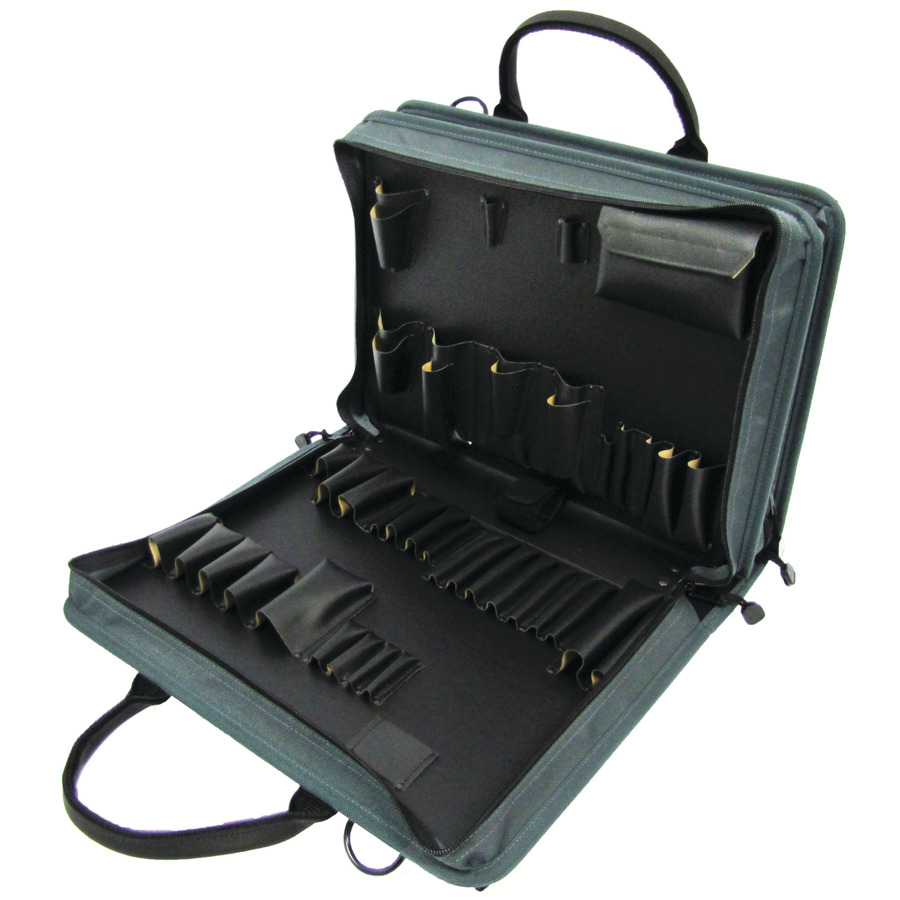 Jensen Tools 216-472 Double-Sided Gray Ballistic Nylon Case with pallets only