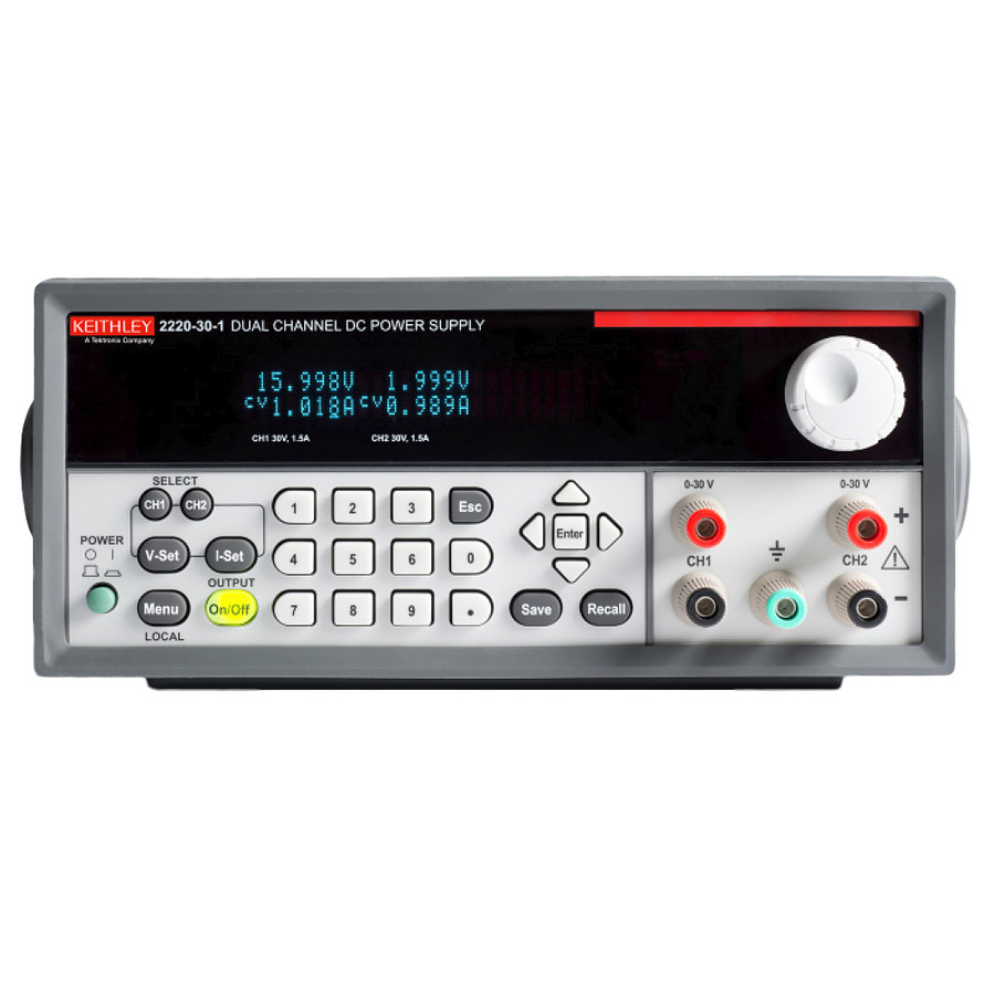 TestEquity: Keithley 2220-30-1 DC Power Supply, Dual Output, 30V