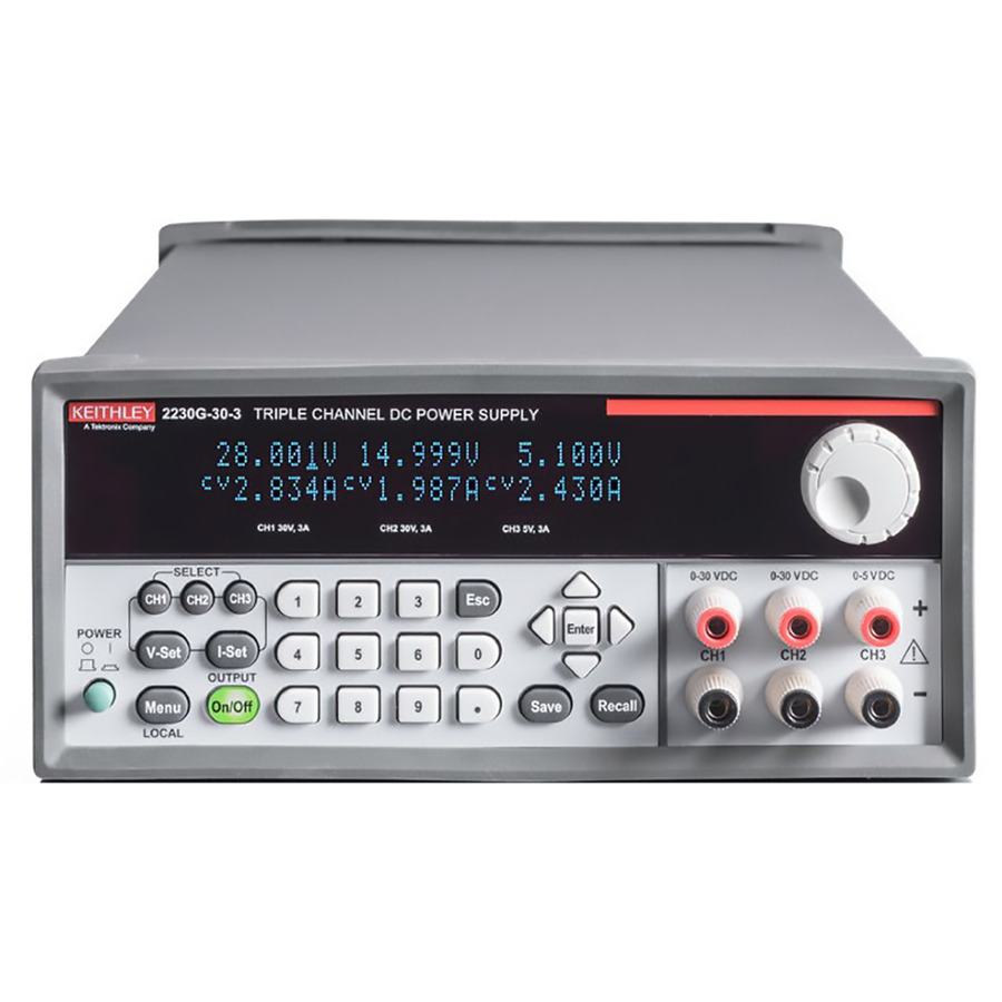 Dk+デリーPD TestEquity: Keithley 2230G-30-1 DC Power Supply, Triple Output