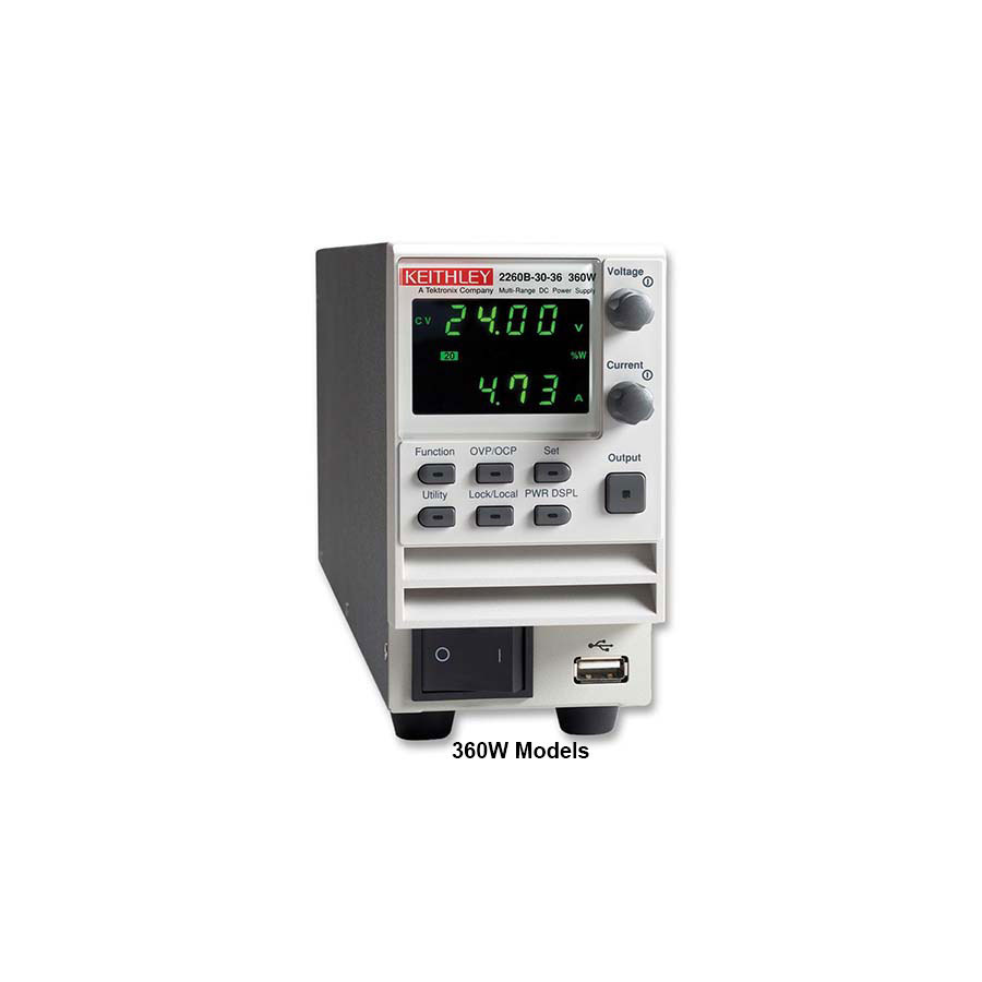 Keithley 2260B-800-1 DC Power Supply, Programmable, 360W, 800V, 1.44A, Series 2260B