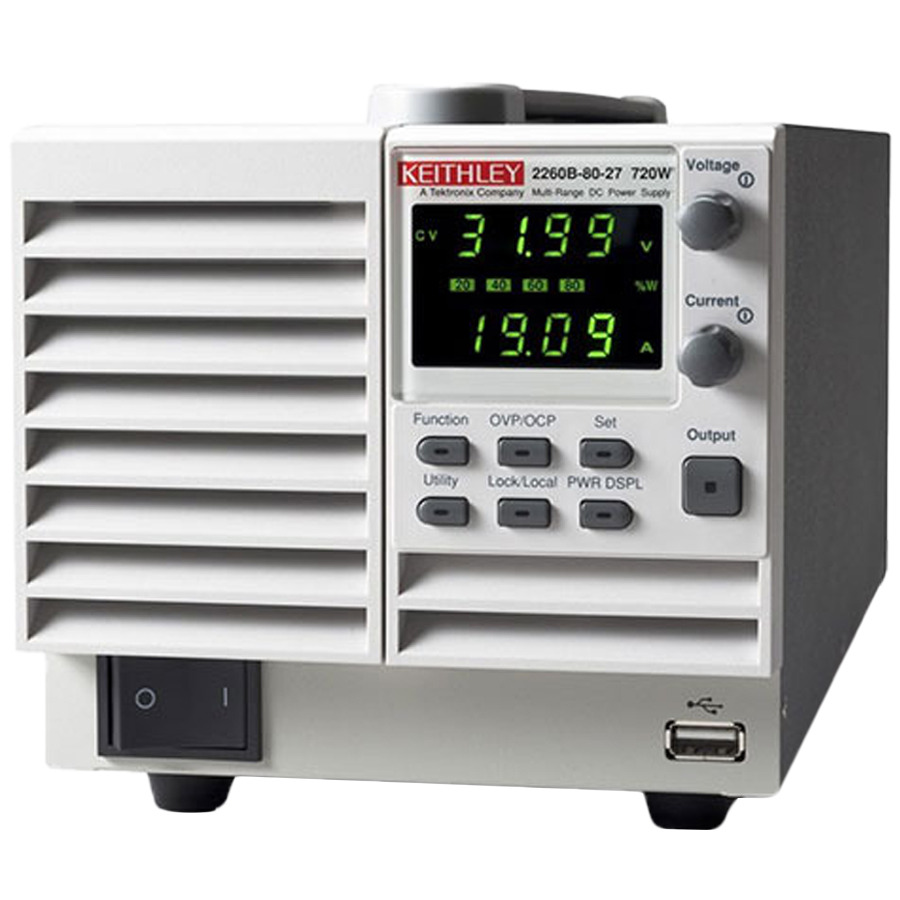 TestEquity: Keithley 2260B-80-27 Programmable DC Power Supply