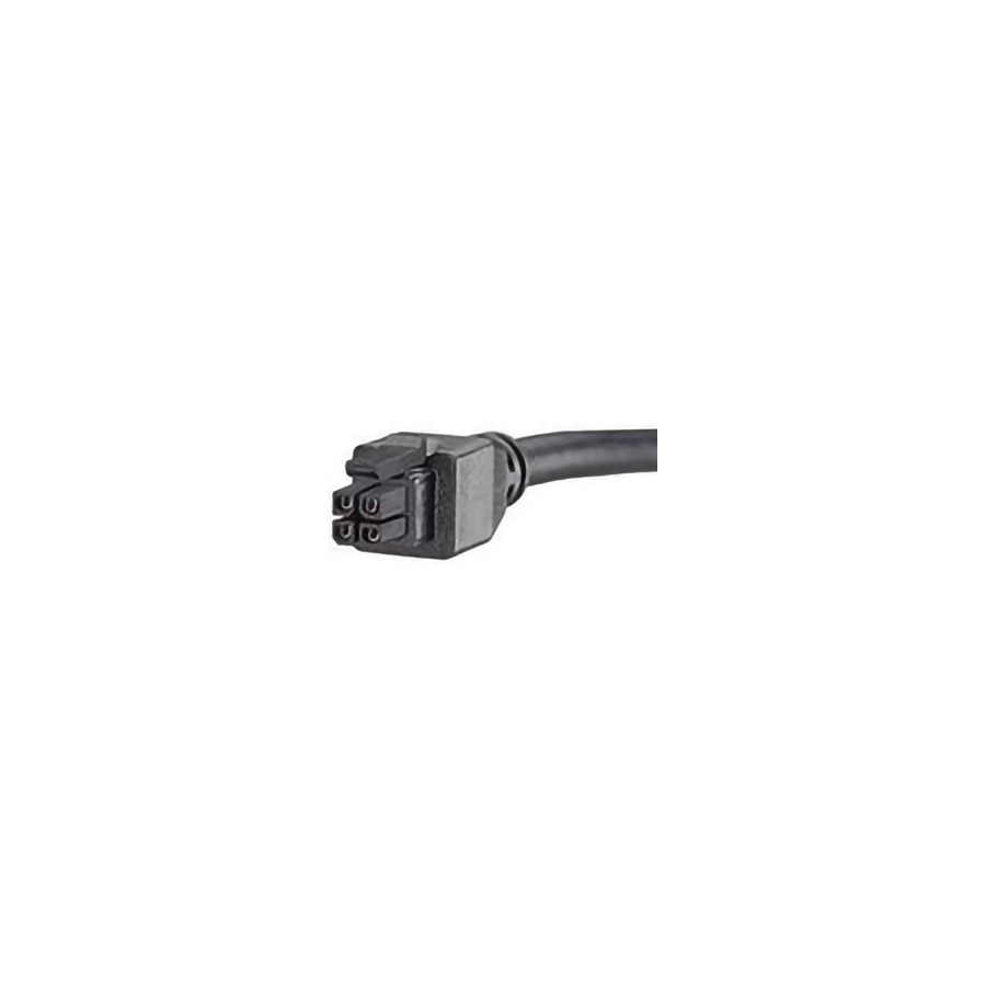 Molex 245132-0405 DC Power Cords Microfit 4 Circuit, Cbl Ay Dual Row, Ovrmld 0.5M Blk