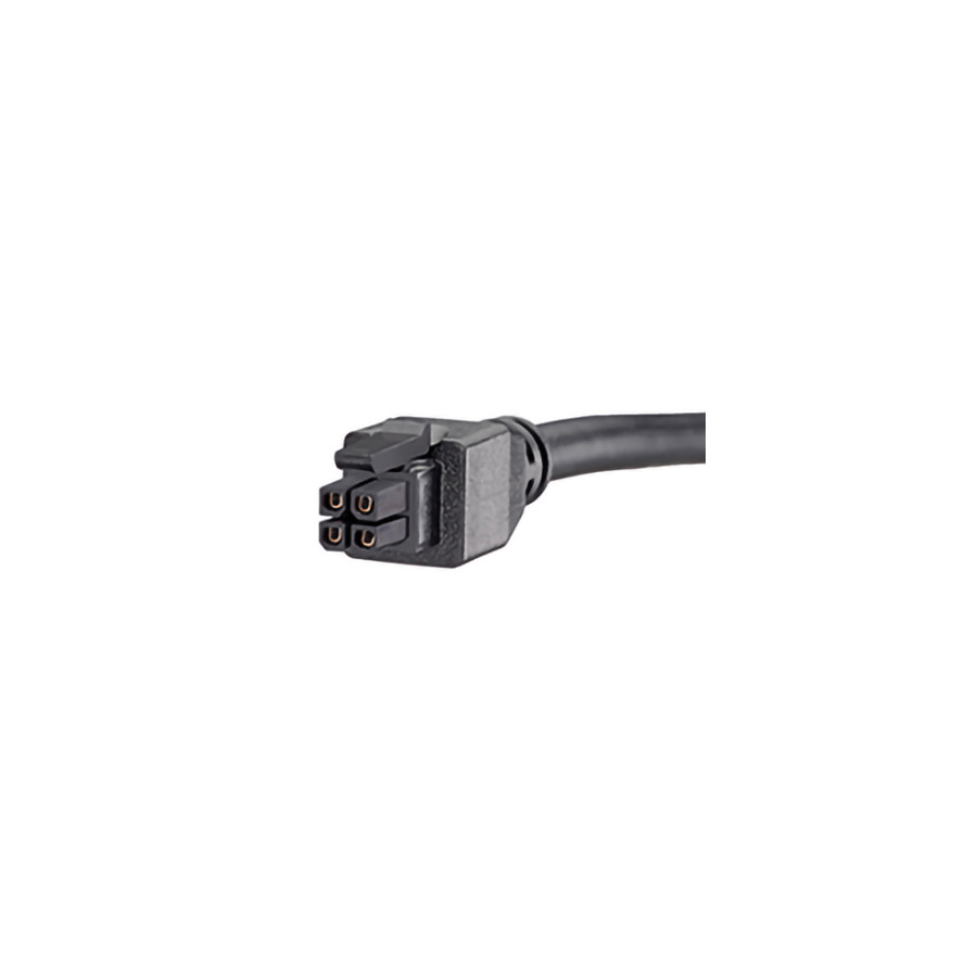 Molex 245132-0410 DC Power Cords Microfit 4 Circuit, Cbl Ay Dual Row, Overmolded 1M Bl