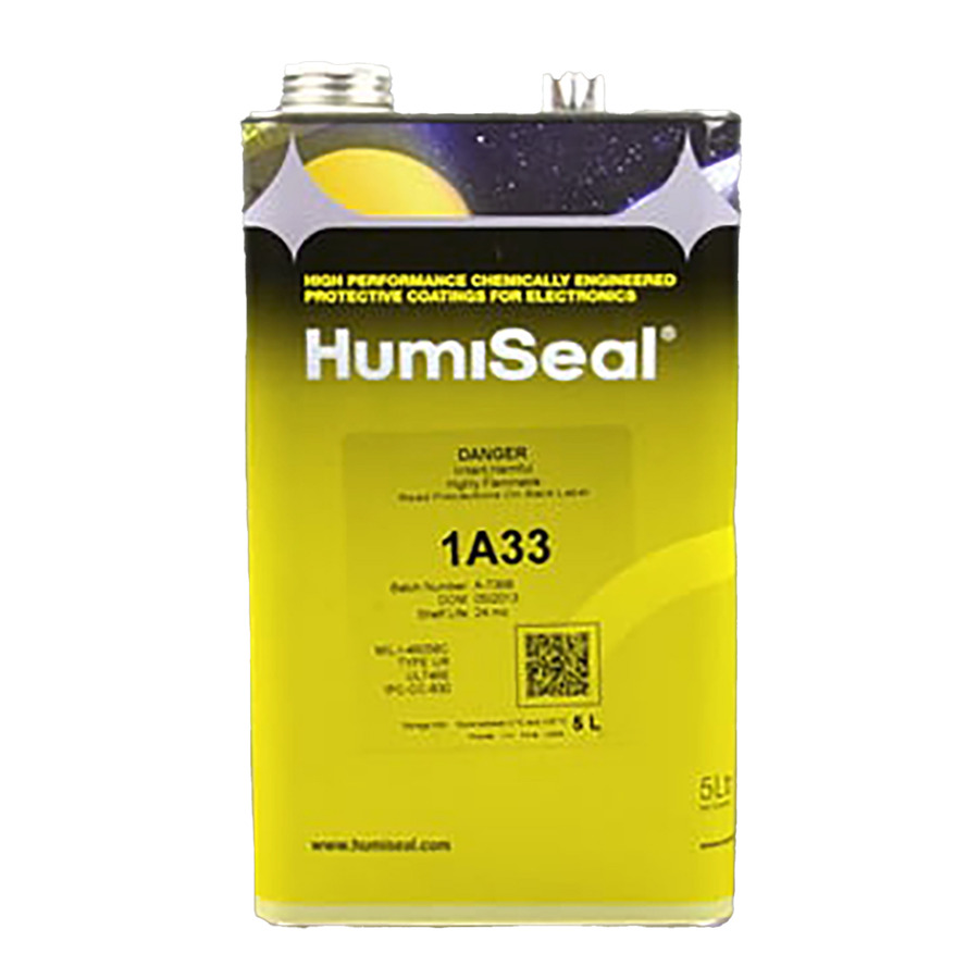 HumiSeal 51386 Polyurethane Conformal Coating, 1A33, 5 Liter Can