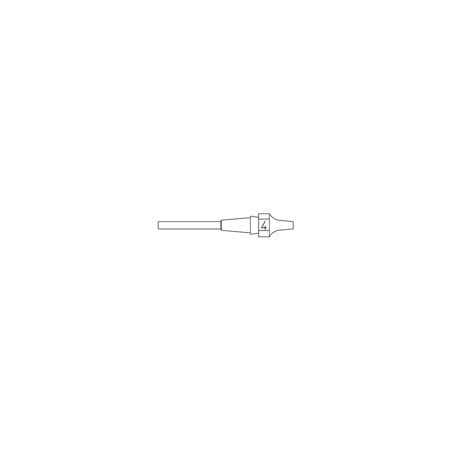 Weller T0051326299 Desoldering Nozzle, XDSL4, 1.2 x 2.5mm