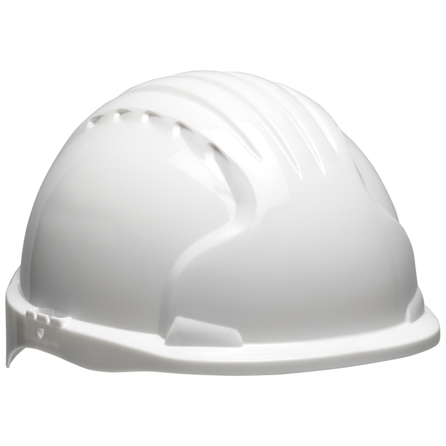 JSP 280-EV6151S-10 Short Brim Hard Hat, HDPE Shell, 6-Pt, Wheel Ratchet Adj.