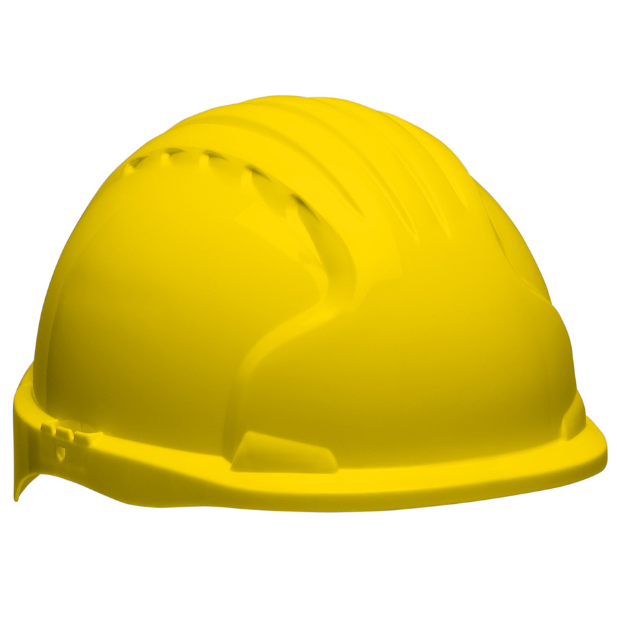 JSP 280-EV6151S-20 Short Brim Hard Hat, HDPE Shell, 6-Pt, Wheel Ratchet Adj.