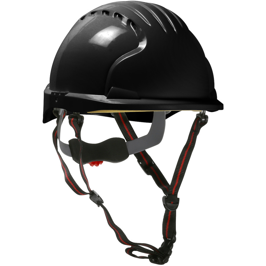 JSP 280-EV6151S-CH-11 Short Brim Safety Helmet, HDPE Shell, 4-Pt Strap, Wheel Ratchet Adj.