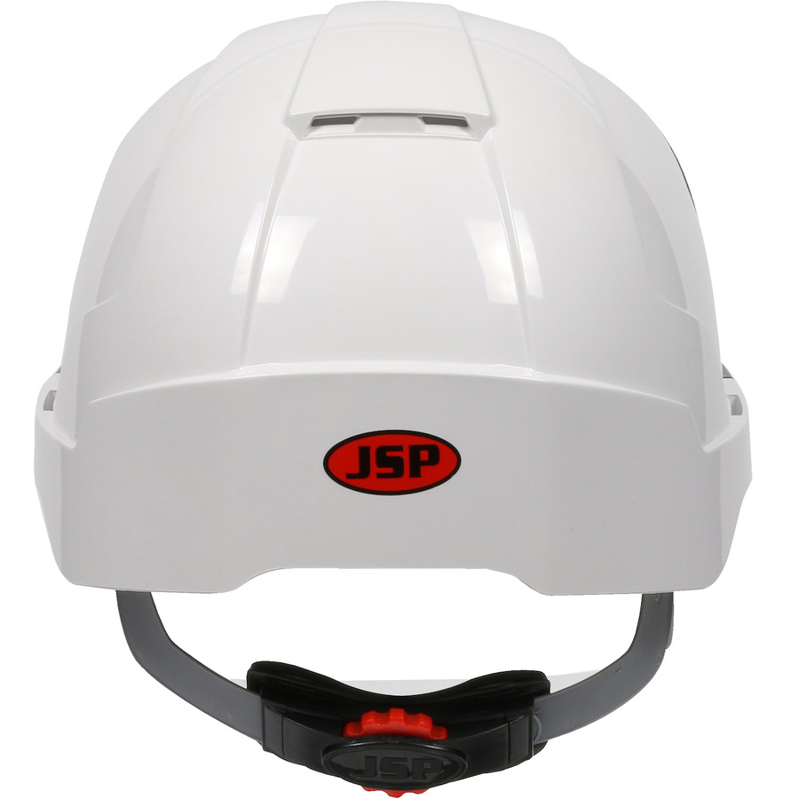 JSP 280-EVSV-01W Industrial Safety Helmet, Vent, Type I, LTWT, ABS Shell, ANSI Z87.1 Faceshield, Wheel Ratchet Adj.