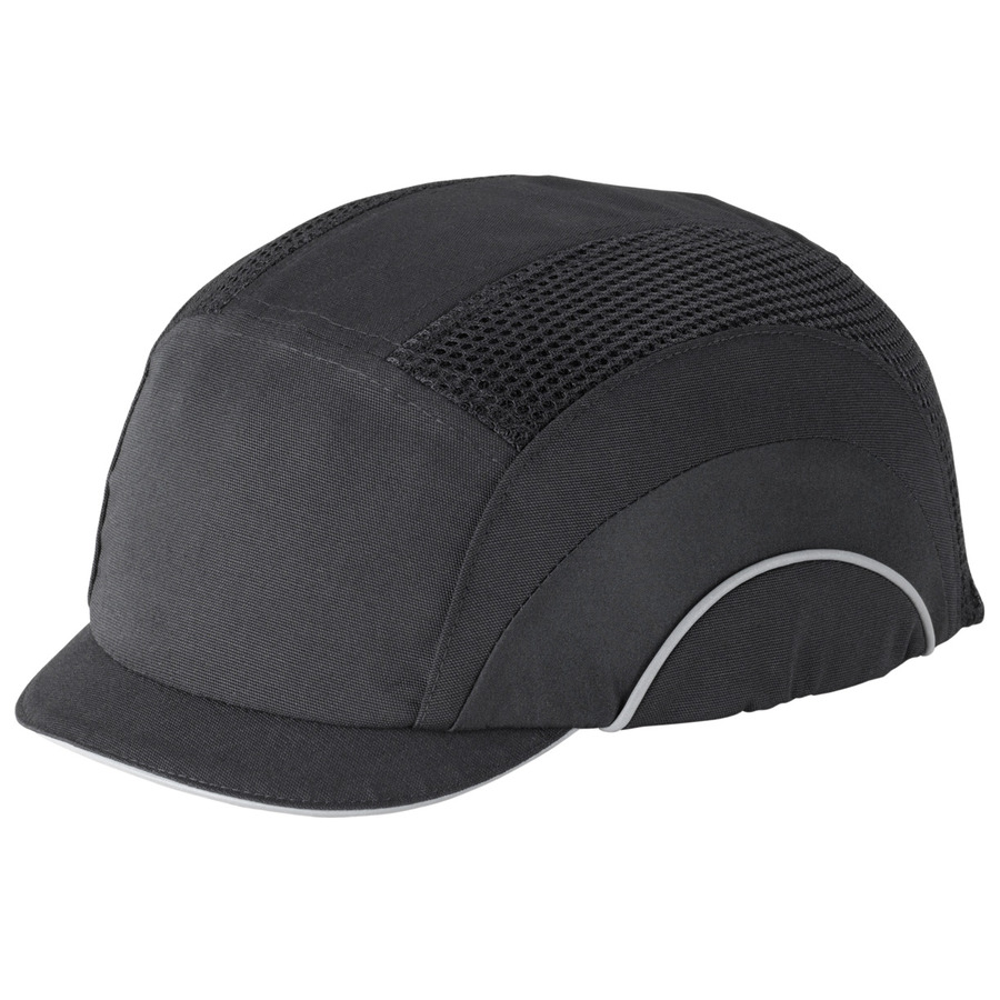 JSP 282-ABM130-11 Baseball Style Bump Cap, HDPE Liner, Adj. Back, Micro Brim, HardCap Series