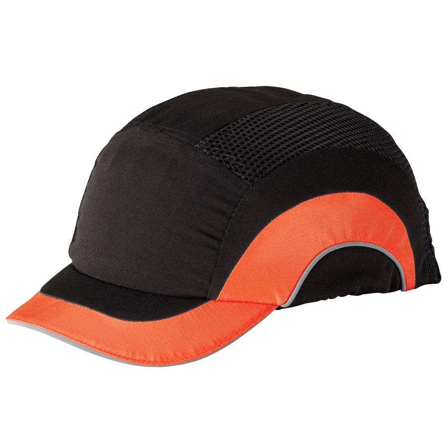 JSP 282-ABS150-18 Baseball Style Bump Cap, HDPE Liner, Adj. Back, Short Brim, HardCap Series