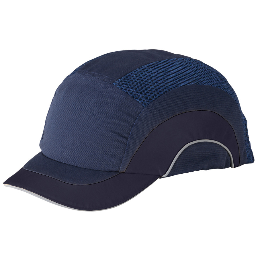 JSP 282-ABS150-21 Baseball Style Bump Cap, HDPE Liner, Adj. Back, Short Brim, HardCap Series