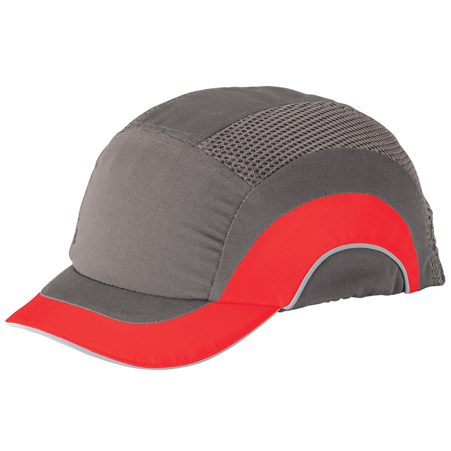 JSP 282-ABS150-62 Baseball Style Bump Cap, HDPE Liner, Adj. Back, Short Brim, HardCap Series