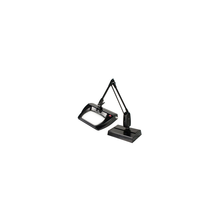 Dazor L1570-BK Dazor L1570-BKLED Stretchview 1.75X Desk Magnifier Black