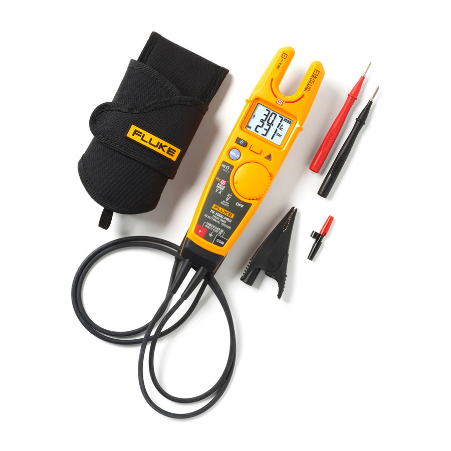 Fluke T6-1000PRO/AMER Electrical Tester With Alligator Clip And H-T6 Holster