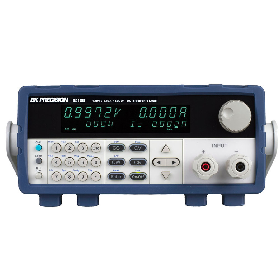 B&K Precision 8510B Programmable DC Electronic Load, 120A, 120V, 600W, 8500B Series