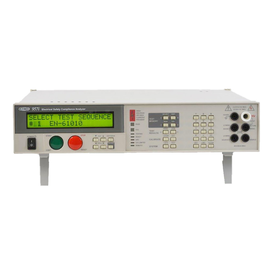 Vitrek 957i Hipot Tester, IR, LR, 20V-6 kVAC, 30V-15k VDC, 4-Wire Ohmmeter, 95X Series