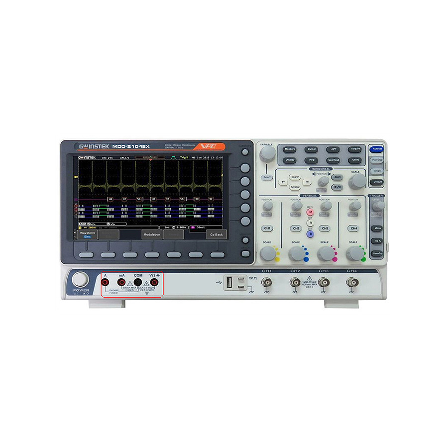 Instek MDO-2074EX Mixed Domain Oscilloscope