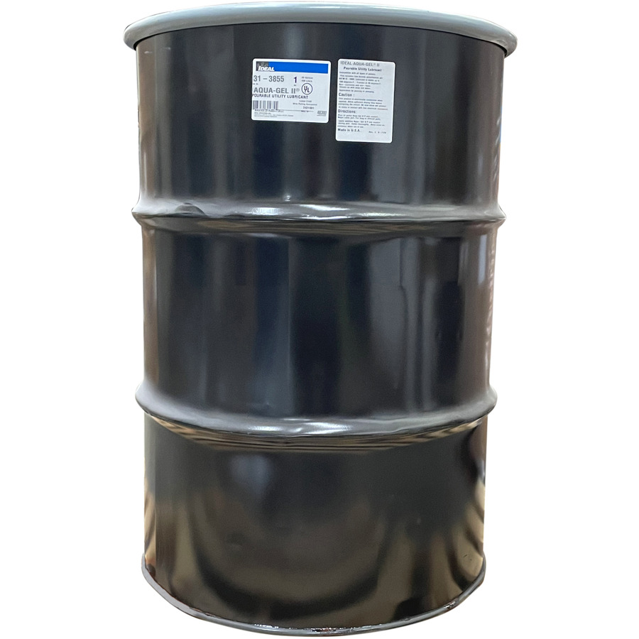 TestEquity: Ideal 31-3855 Aqua-Gel II Cable Pulling Lubricant, Non-toxic,  55-Gallon Drum