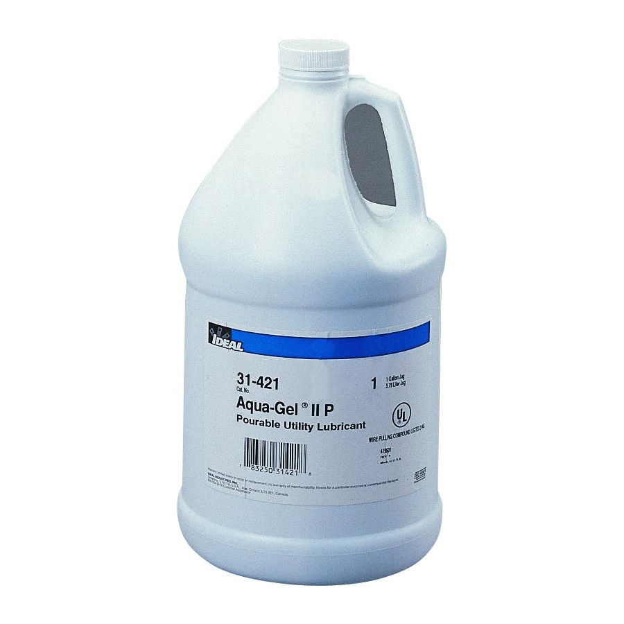 Ideal 31-421 Wire Pulling Lubricant, 1 Gallon, Jug, Aqua-Gel IIP Series