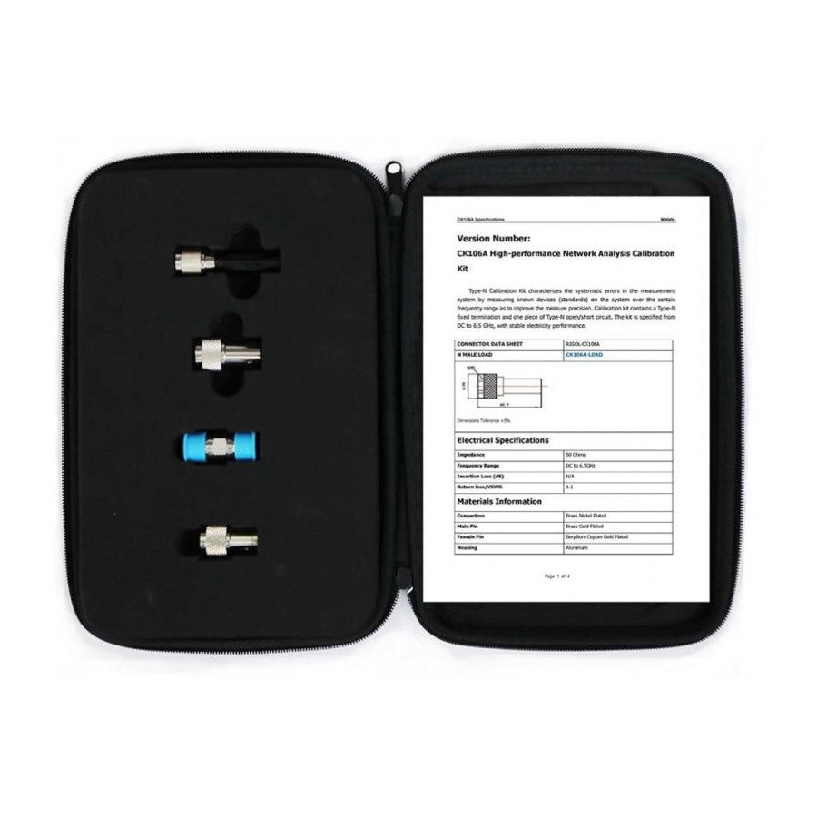 RIGOL CK106A Precision Calibration Kit, OSL, DC to 6.5GHz,Type-N(m), for RSA5/RSA3 VNA